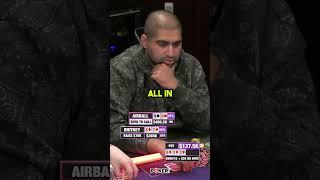 Massive setup hand! Top set vs flush 🫣
