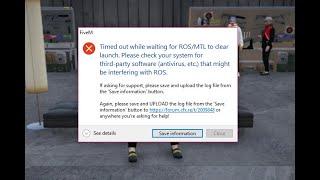 FiveM How to fix Timed out while waiting for ros/mtl