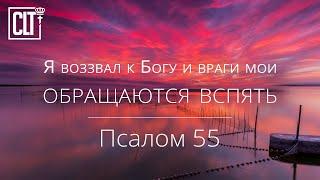 Я воззвал к Богу и враги мои обращаются вспять | Псалом 55 | Библия