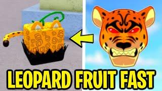 SECRET METHOD TO GET LEOPARD FRUIT FAST FOR FREE IN BLOX FRUITS (Roblox)