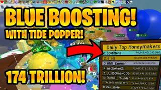 Blue Boosting! 174 Trillion Daily Honey! Bee Swarm Simulator