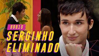 SERGINHO É ELIMINADO EM PAREDÃO CONTRA DICÉSAR E LIA FICA SEM CHÃO  | BIG BROTHER BRASIL 10