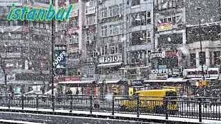 первый снег в Стамбуле| first snow in Istanbul | İstanbul'da ilk kar| პირველი თოვლი სტამბულში