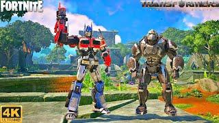 Optimus Prime and Optimus Primal Duos Match - Fortnite (4K 60FPS) #1 Victory Royale