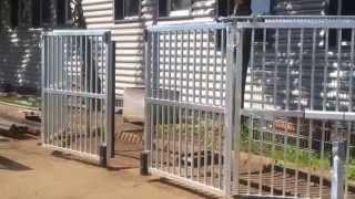 Trackless Bi-Folding Gate Automation (Closing)