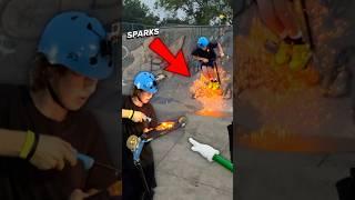 Why’d I try this?!? #scootering #scooter #skatepark #pov #fyp #scootertricks #proffesional