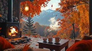 Autumn Day In The Cabin Peaceful Piano and Beautiful Relaxing Music Soothing Autumn Music