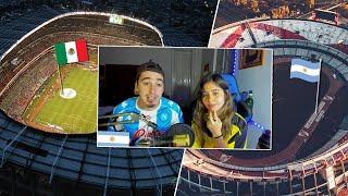  ARGENTINOS REACCIONAN a ESTADIOS MEXICANOS  vs ESTADIOS ARGENTINOS 