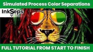 Complete InkSeps Simulated Process Color Separation Tutorial