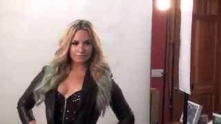 Demi Lovato Photoshoot For Voto Latino Behind The Scenes August 2012