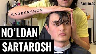 Barbershop Uzun sochni olish ,,Teppa qismi” ХУНАР урганиг БЕПУЛ 6-chi dars