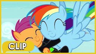 Rainbow Saves Scootaloo from Her Dangerous Big Stunt - MLP: Friendship Is Magic [Season 8]