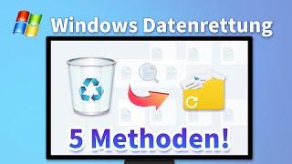 ⭐️5 Methoden: Gelöschte Dateien wiederherstellen Windows 10/11, So geht's!