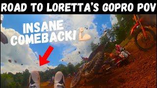 BIG 1ST TURN CRASH - How Many Passes Can He Make?! Cole Forbes GoPro POV LST Regional Full Moto