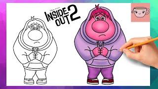 How To Draw Embarrassment from Inside Out 2 | Disney Pixar | Cute Easy Step By Step Drawing Tutorial