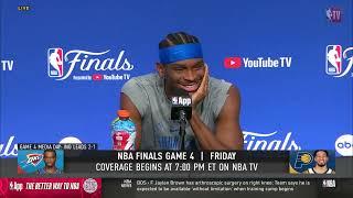 Shai Gilgeous-Alexander talks Game 4, FULL Interview | 2025 NBA Finals Media Day