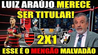 FLAMENGO 2x1 VASCO - MENGÃO NA FINAL DO CARIOCA - LUIZ ARAÚJO TÁ JOGANDO MUITO!