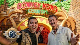 World Overview of Donkey Kong Country in SUPER NINTENDO WORLD™ at Universal Epic Universe