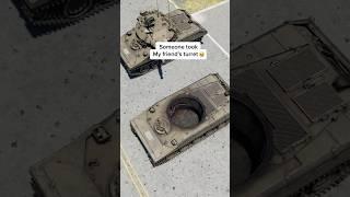 Stolen tank's turret 