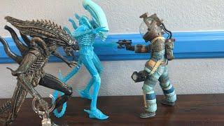 Neca aliens series 11 lambert compression suit action figure review