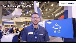 Komatsu CONEXPO 2023 booth tour