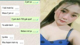 Bocah dilarang nonton!!! prank chat lucu _ open bo Bella