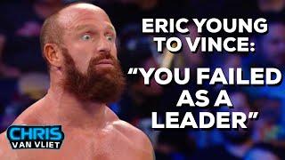 Eric Young told Vince McMahon "You failed as a leader" before he left WWE