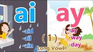 ai ay (1) | Sound the Same | Double Vowels | Go Phonics 2B Unit 10