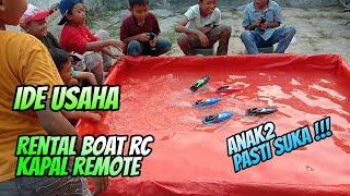 Ide Usaha Pasar Malam Rental Kapal Remote Control Boat RC