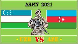 Узбекистан VS Азербайджан  Армия 2021  Сравнение военной мощи