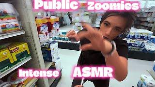 CHAOTIC ASMR | PUBLIC Zoomies!!