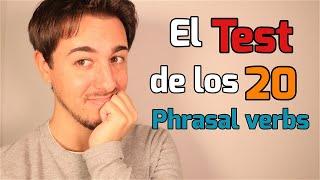 TEST 20 PHRASAL VERBS | The English Spotlight