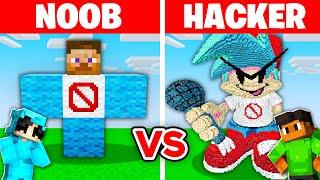 NOOB vs HACKER: I Cheated In a FRIDAY NIGHT FUNKIN Build Challenge!