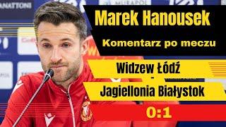 Marek Hanousek po meczu Widzew Łódź - Jagiellonia Białystok, 0:1, 9.03.2025