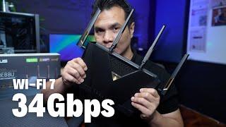 Bandwith terkumpul sampai 34Gbps - ASUS RT-BE88U