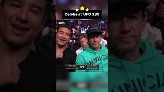 Celebrities at UFC 285 #shorts