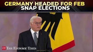 Germany headed for Feb elections as Prez dissolves parliament