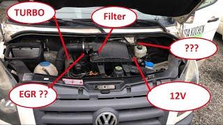 VW Crafter 2.5tdi Parts of the Engine