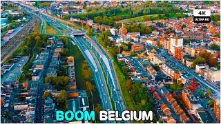 Aerial view | Boom | Willebroek | Belgium  | 4K