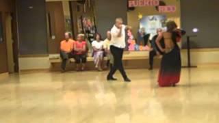 Brenda Oneill with Vadim Fox Trot dancing with the stars par