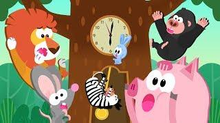 Hickory Dickory Dock  | Ran up the clock! | Animal Songs | Tidi Songs for Children TidiKids