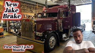 My Fully Custom 379 Finally Leaves The Shop|First Start Up|Brand New Jake Brake|