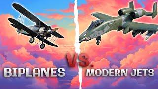 We Took BIPLANES Into 10.0 Air Battles and THIS is What Happened (Funny Moments Part 4)