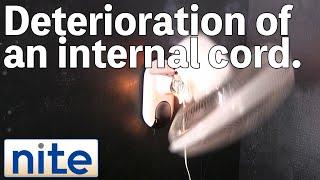 【nite-ps】Electric fan:5.A fire starting from a deteriorated cord inside  an electric fan