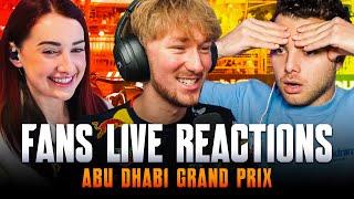 Fans Live Reactions to the 2024 Abu Dhabi Grand Prix