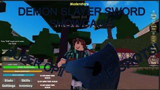 Demon Slayer Sword Showcase! (SUPER OP!) | Black Clover Kingdom Grimshot Roblox