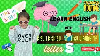 Sensational Letter S Safari | Learn English with Bubbly Bunny #kids #kidsvideo #shorts