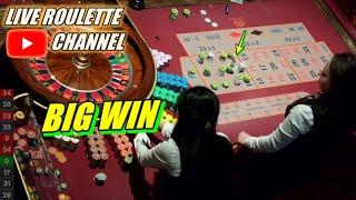  LIVE ROULETTE |  BIG WIN In Las Vegas Casino  Player Loves the First Dozen Exclusive 2025-03-01