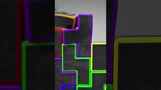 Softbody Tetris V34 Preview #SHORTS ️ C4D4U