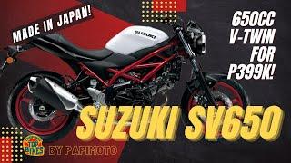 Suzuki SV650 Review + Exhaust Sound | V-Twin | Made in Japan